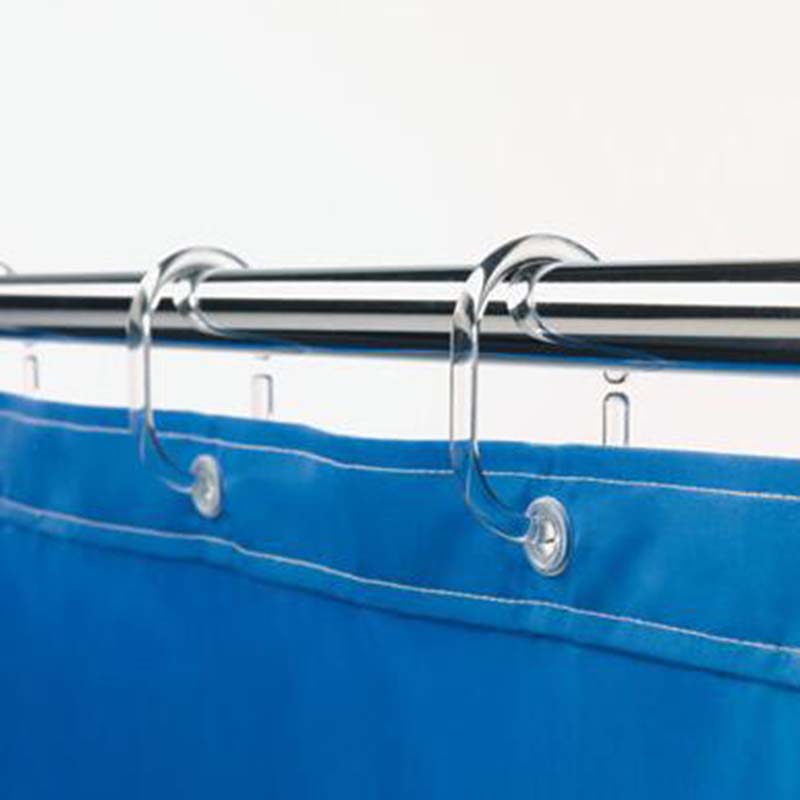 12Pcs Shower Curtain Hooks Plastic Bathroom Shower Curtain Rings Deformable Hanging Hook