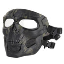 WoSporT Halloween Mask Party Game Skull Tactical Fast Helmet Paintball Airsoft Camouflage