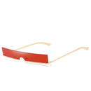KCASA Metal Sunglasses Men Women Candy Color Retro Square Sun Glasses Anti-UVA Anti-UVB