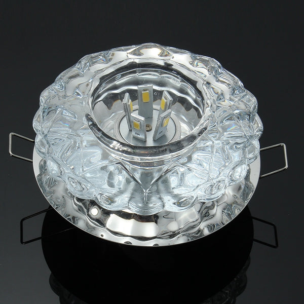 Modern 5W Crystal Ceiling Light Fixture Flush Mounted Pendant Chandelier Lamp for Aisle Hallway