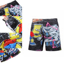 S5261 Beach Shorts Board Shorts 3D Graffiti Creativity Printing Fast Drying Waterproof Elasticity