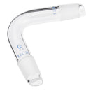 24/29 75 Degree Borosilicate Glass Distillation Adapter Connector Distilling Tube w/ Standard Ground Taper Inner Joints