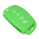 4 Button Silicone Fob Remote Key Case Cover for Hyundai Santa Fe XL