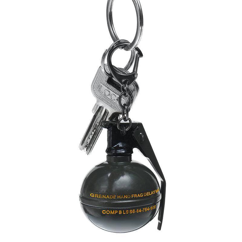 Zinc Alloy Fuel Grenade Weapons Decorative Hanging Key Chains Keychain
