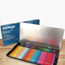 Painting Soluble Color Pencil Adult Hand-Painted Beginner Water-Soluble Iron Box Set For 48/72 Colors