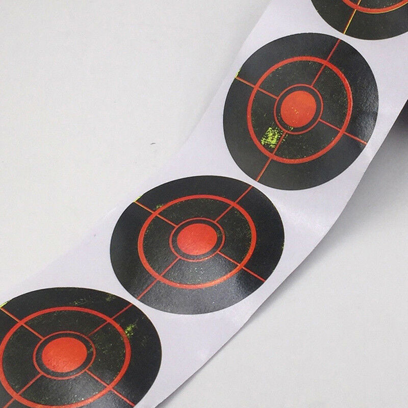 100pcs/250pcs 7.5cm Width Roll Shooting Adhesive Target Paper Target For Hunting Shooting Training Sticker