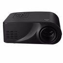 Portable 480 x 320 Pixels 80LMS LCD Projector Home Cinema with HDMI USB AV VGA SD Interface