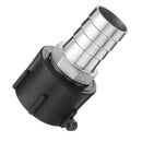S60x6 IBC Tank Coarse Thread Drain Adapter to 38/45/50/60mm Stainless Steel Hose Outlet Connector Replacement Valve Fitting Parts for Home Garden