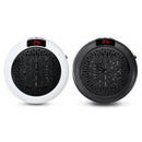 900W Mini Space Fan Heater Portable Plug-in Electric Wall-outlet Furnace Warmer for Office Home
