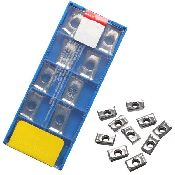 10pcs APKT1604PDFR-MA3 H01 Carbide Insert Turning Tool Holder Insert Used for Aluminum Copper