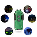 XPG-2 360Lumens 4Modes USB Rechargeable Key Chain Mini LED Flashlight Outdoor Portable Waterproof Lighting Flashlight