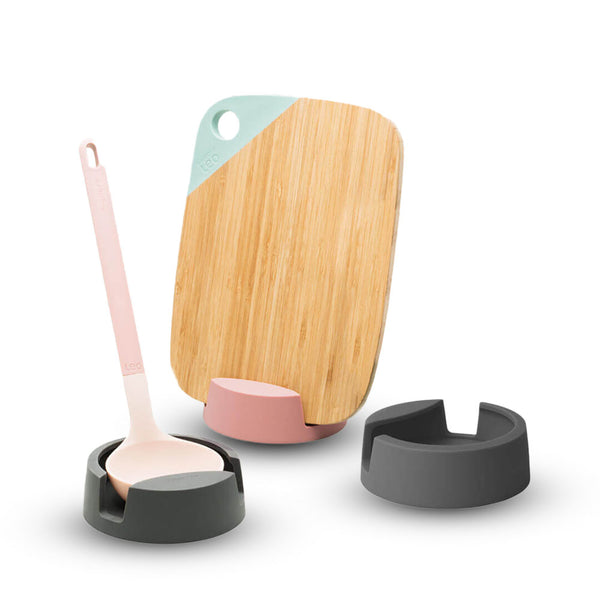 BergHoff Kitchen Storage Rack Tool Silicone Chopping Board Stand Holder Rack