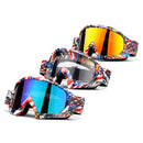 Skiing Goggles Snowboard Ski Eyewear Anti-UV Glasses For Motorcycle Motocross Lens