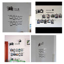 3D Family Crystal Photo Frame Pictures Wall Collage Decal Sticker Home Decor