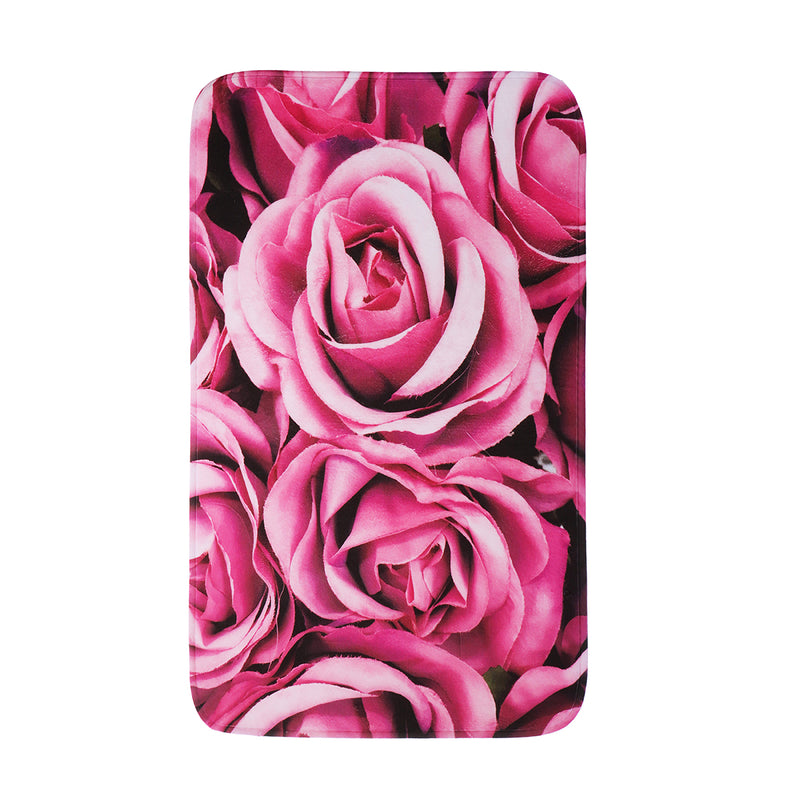 3PCS Bathroom Non-Slip Carpet Pedestal Rug Lid Toilet Cover Bath Mat