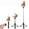 XT10 Portable Extended Rotation bluetooth Remote Selfie Stick Tripod Mobile Phone Holder for Live Sports
