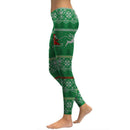 Women Christmas Printed Leggings Yoga Casual Elastic Fitness  Elastic Training Pencil Pants