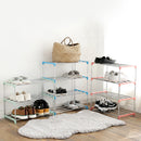 4 Layers DIY Shoe Racks Storage Organizer Stainless Steel For Dormitory