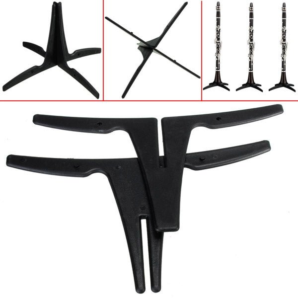 Clarinet Stand Bracket Racks Portable Plastic Frame Holder