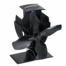 4 Blade Heat Powered Stove Fan Silent Wood Log Burner Fireplace Eco Fan No Electricity No Battery Heating Distribution