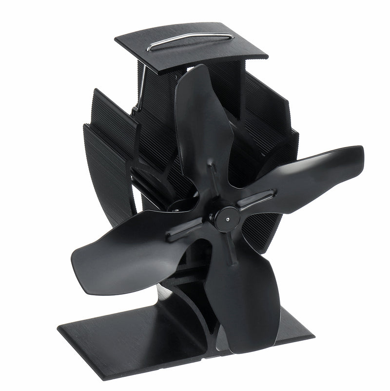 4 Blade Heat Powered Stove Fan Silent Wood Log Burner Fireplace Eco Fan No Electricity No Battery Heating Distribution