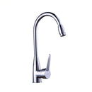 Red-crowned Crane Single Hole Hot and Cold High Curved Basin Kitchen Faucet