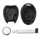 2 Buttons Remote Key Case Shell Repair Battery For BMW Mini One S Cooper R50