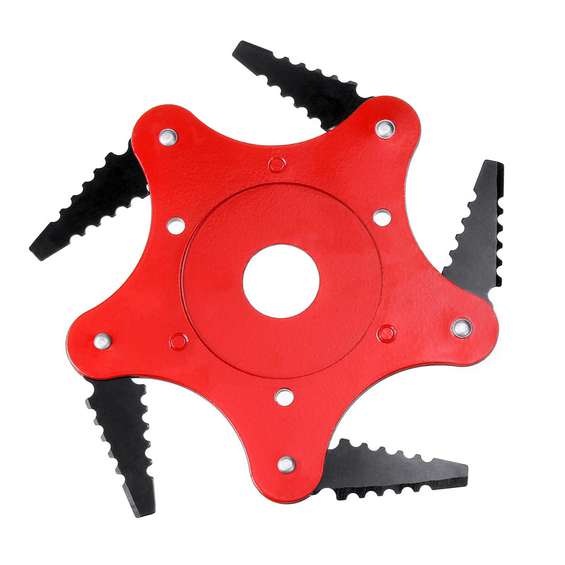 Upgrade 5 Sawtooth Steel Blades Trimmer Head Lawn Mower Grass Weed Eater Brush Cutter