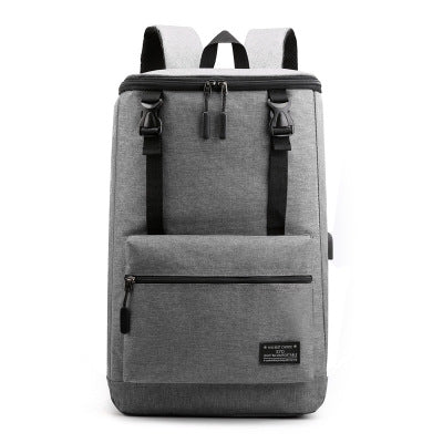 17 inch Laptop Bag with USB Charging Port Lagrge Capacity Nylon Classic Business Outdoor Stylish Backpack Scratchproof Breathable