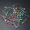 750 Pcs 3mm LED Diode Yellow Red Blue Green White Assortment Light DIY Kit
