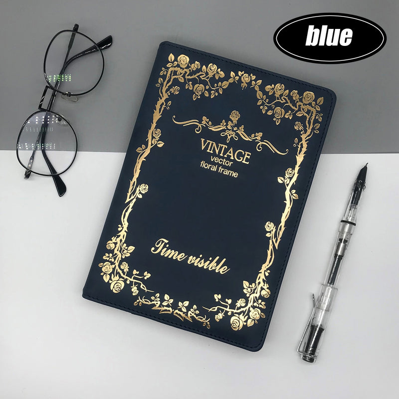 PU strap notebook retro multi-function diary student creative notebook office culture