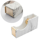 Miwoo MW0092/0710Q Marble Tape Cutter Tools Desktop Adhesive Tape Base Stationery for School Office Desktop Supplies
