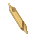 Drillpro HSS Titanium Coated Center Drill Bit 1/1.5/2/2.5/3/5mm 60 Degree Countersink Drill Bit