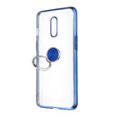 Bakeey Shockproof Plating With Ring Holder Hard PC Back Cover Protective Case for OnePlus 7