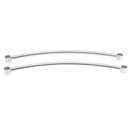 Pair Rear Fender Rail Support Bracket Mount Holder For Harley Cruiser Cafe Bobber
