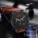 DOM M-1216BL-1M Fashion Men Watch Waterproof Chronograph Luminous Date Display Quartz Watch