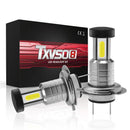 Txvso8 M7 H7 Three Sides COB LED Car Headlights Bulbs 70W 13000LM IP68 Waterproof Plug And Play
