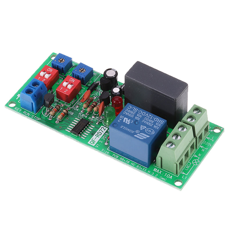 QFRD-72 ON/OFF Relay Module Infinite Cycle Time Adjustable Timer Relay