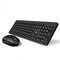 FD IK7300 2.4GHz Wireless Keyboard & Mouse Combo Set 104 Keys Silent Concave Button Keyboard 1600DPI IC Control Mouse with USB Receiver for Computer Laptop PC