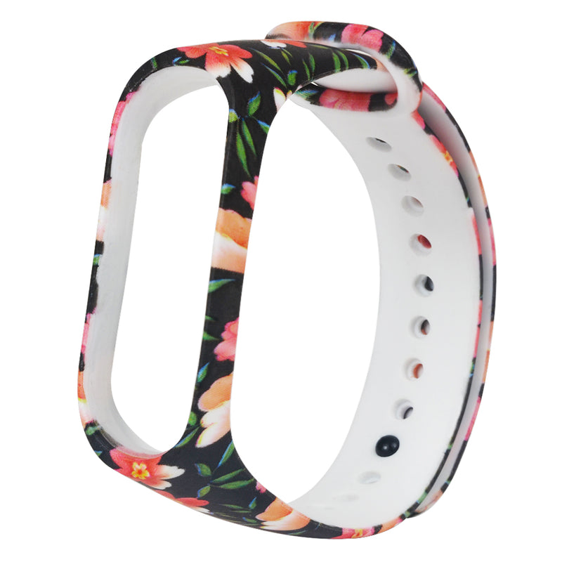 Bakeey Painted Pattern Replacement Silicone Watch Band Strap for Xiaomi Band 4&3 Smart Watch Band