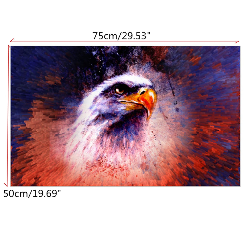 50X75CM Owl Modern Art Painting Abstract Print Picture Kit Wall Home Decor No Frame