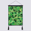 Simple Painting Meter Box Cover Cloth Bedroom Cotton Linen Decorations