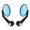 7/8inch Round Handlebar Rearview Mirrors Universal Motorcycle Handle Bar End Cafe Racer