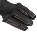 Tactical Archery 3 Fingers Sleeve PU Recurve Bow Traditional Bow Finger Guard Hunting Protector