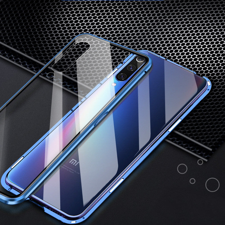Bakeey 360 Front+Back Double-sided Full Body 9H Tempered Glass Metal Magnetic Adsorption Flip Protective Case For Xiaomi Mi 9 / Xiaomi Mi9 Transparent Edition