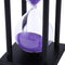 60 Minutes Sand Hourglass Timer Sandglass Countdown Timing Clock Timer Office Decorations Black Frame