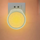 Smart Light Sensor LED Plug-in Wall Night Lamp Flower Pattern Lighitng for Home Bedroom AC100-240V