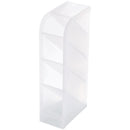 Creative Multi-function 4 Grids Desktop Parts Storage Box Cases 4 Grids Sub-grid Make Up Cosmetic Holder Desks Pens Pencils Organizer