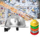 Lightweight Aluminum Full Brim Hard Hat Safety Helmet Protection Construction