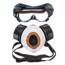 Dual Cartridge Gas Mask Eye Goggle Face Guard Protective Filter Respiratory Tool